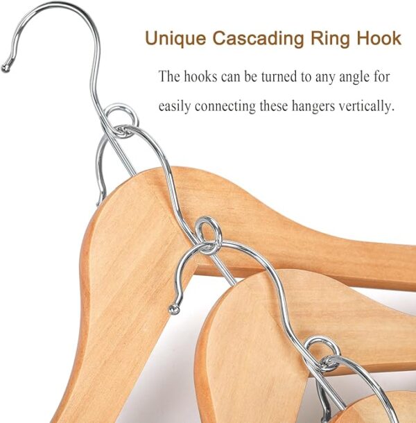 Wooden Hangers 30 Pack - Image 2