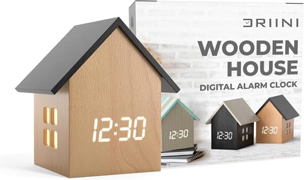 Digital House-Shaped Alarm Clock