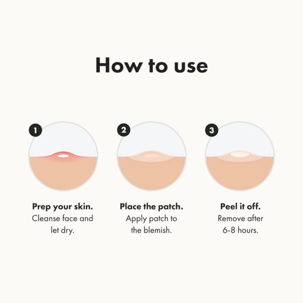 Mighty Patch™ Original patch from Hero Cosmetics – The #1 Hydrocolloid Acne Pimple Patch for Shrinking Zits and Whiteheads in 1 use; Nighttime Spot Stickers for Face and Skin (36 Count) - Image 7